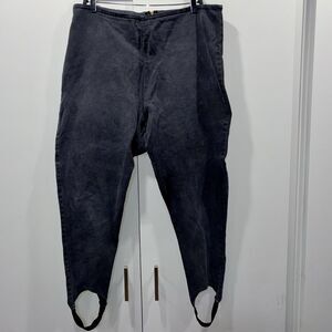 Vintage Venezia Stirrup Pants Womens 24 Black High Rise Stretch Tapered USA 90s